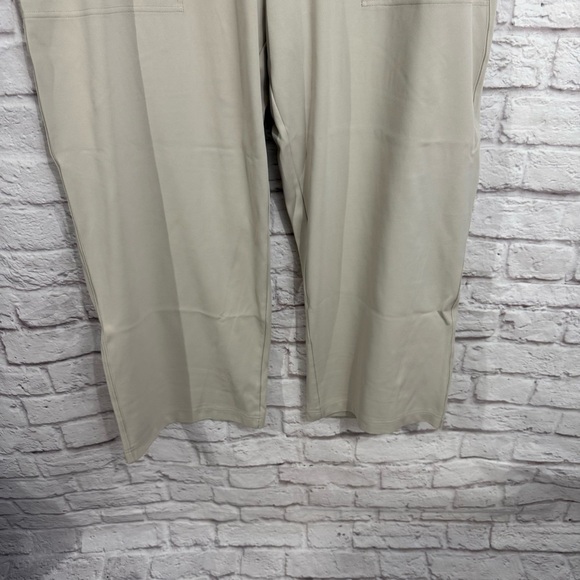 Athleta womens 2X VENICE HIGH RISE WAISTBAND WIDE LEG PANTS pockets semi fitted - Picture 4 of 10